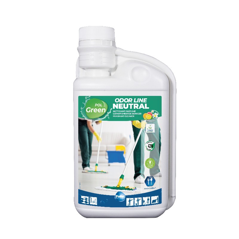 Polgreen Odor Line Neutral - Nettoyant parfumé sols et surfaces - 1L